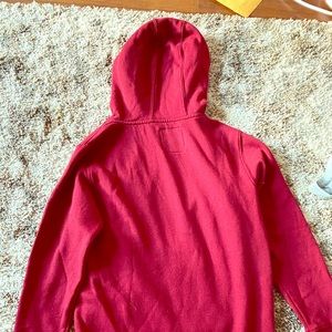 A Vans red hoodie